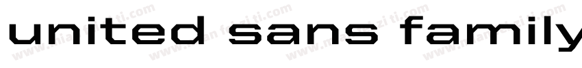 united sans family字体转换